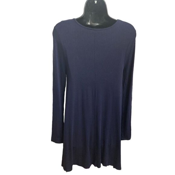 ZENANA OUTFITTERS Women’s‎ Blue Dress Stretch Long Sleeves Size Small Length 32” - Picture 2 of 8
